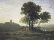 Claude Lorrain Landscape with Jacob and Laban (mk17) china oil painting reproduction